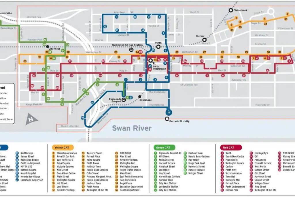 City & Lakeside With Free Parking, Pool And 10 Mins Walk Into The City Perth Buitenkant foto